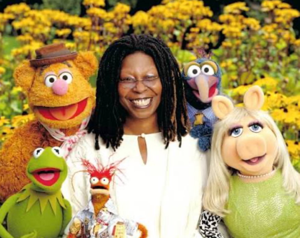 TheViewHistory's tweet photo. Whoopi on Sesame Street #TheView https://t.co/PnfRybGYMN