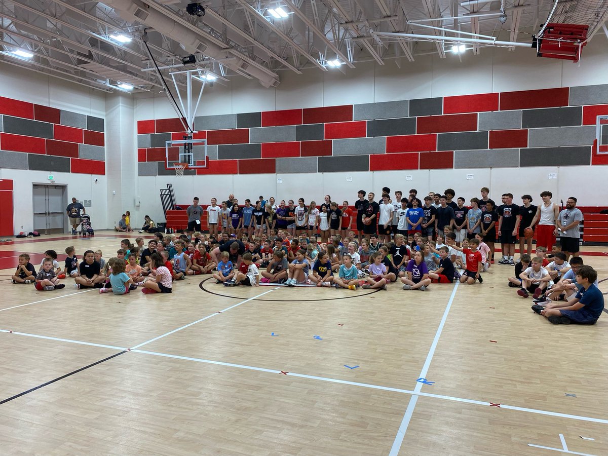 MaizeHoops's tweet photo. Great first day of Maize High Youth Basketball Camp! 🏀

Loved the energy, effort, and enthusiasm from all the young hoopers today. Excited for a great week of learning, competing, and having fun in the gym! #FutureEagles https://t.co/XQsKid27k3