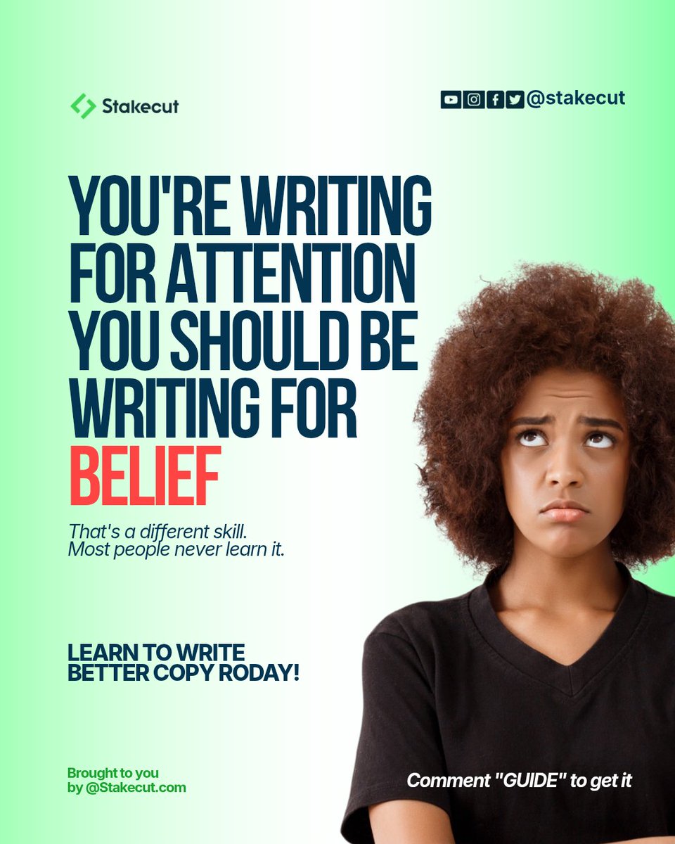 stakecut's tweet photo. If you really want to make money from Affiliate Marketing, you need to understand this‼️

People don't read on after you catch their attention, if they don't believe you.

Crafting your Ads just to hook people doesn't work anymore in 2026.

Which one are you choosing to do today? https://t.co/vqnHsalDqP