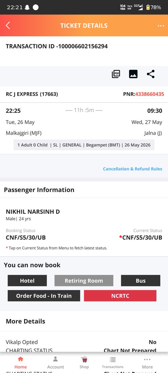 NDoifode23569's tweet photo. @IRCTCofficial  I just bought water bottle 2 he taken 40 rs I gave him 50 rs he give me only 10 rs bake I ask for another my money so he said 20 rs for 1 why ?? On the bottel is clearly mentioned 14 rs ? Then why this over charge? @IRCTCofficial PNR:4338660435 https://t.co/z876u7V9S5
