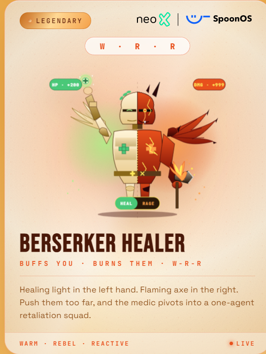 JBarba15's tweet photo. Hello friend iam already healer you, evertime , everyday and forever

Create Ai Agent image with @SpoonOS_ai 
#NBTI #SBTI https://t.co/2WXOduGaMe