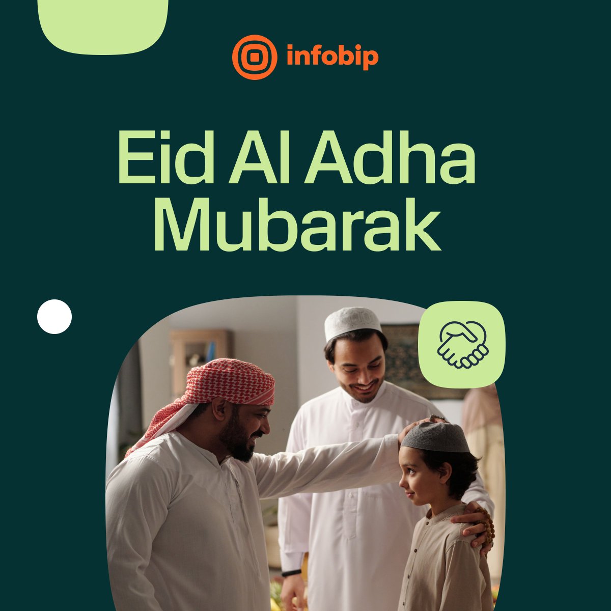 Infobip's tweet photo. Eid al-Adha mubarak.

A moment to reflect, reconnect, and spend time with the people who matter most.

#OneCommunicationPlatform #BillionsOfConversations https://t.co/pYg464oGSq