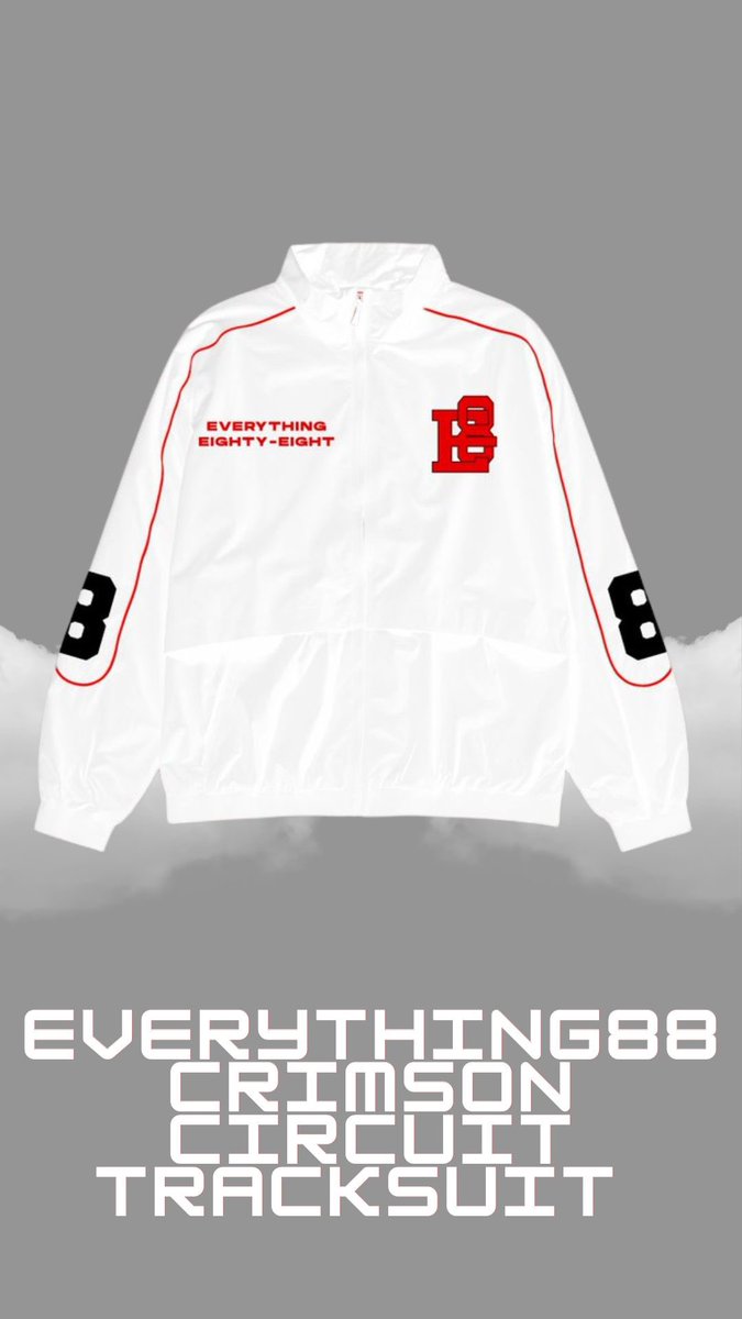 Sammmeeeyy's tweet photo. from calm to dangerous with one zip.
regular tracksuits don’t got hidden layers like this.
designed for people that hate wearing basic.

unzip the side panel and the fit starts talking.
crimson camo hidden underneath.

Everything88 Crimson Circuit Tracksuit available now. https://t.co/zjZH4ezREA
