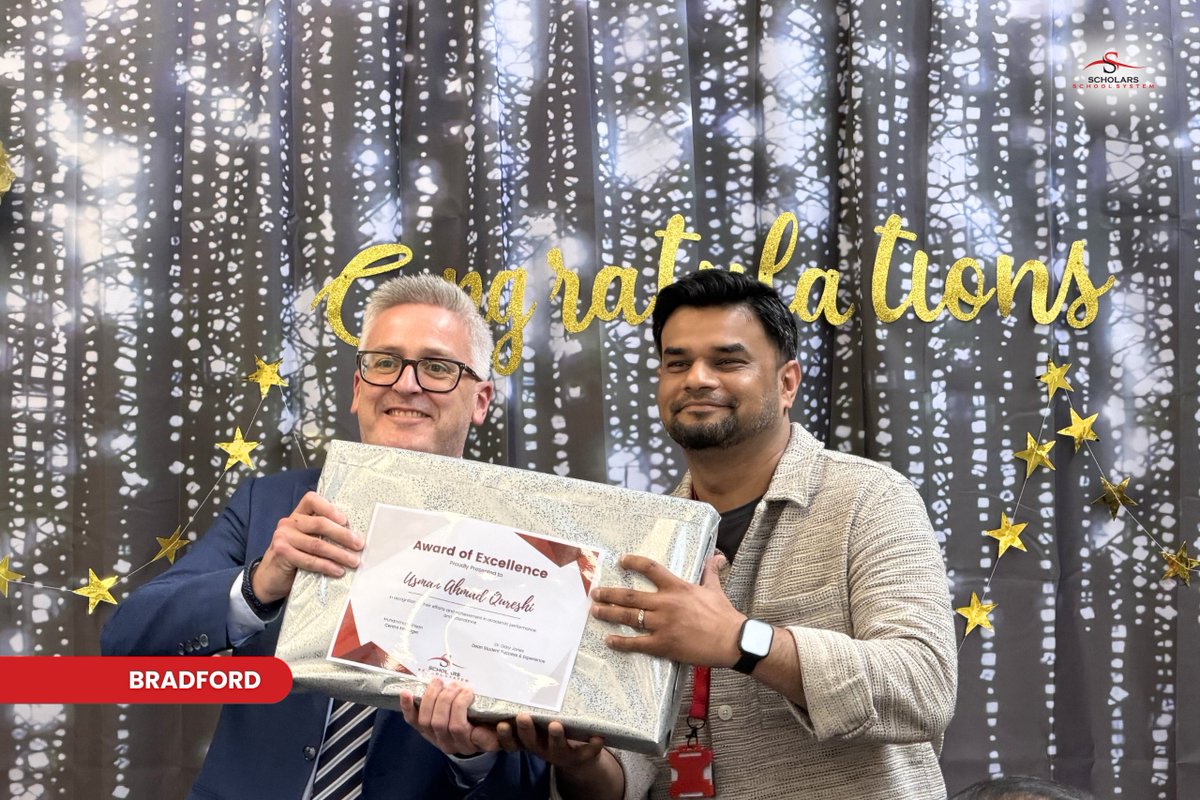 ScholarsSystem's tweet photo. ✨ A proud moment across all Scholars School System campuses!

Students from Manchester, London, Leicester, and Bradford were celebrated for their academic excellence, dedication, and attendance -  with laptops and vouchers awarded to support their learning journey. 💻🌟
Congratulations to all recipients and thank you to our guests for being part of the celebrations!
.
.
.
.
#ScholarsSchoolSystem #EducationForAll #LeedsTrinity #LeedsTrinityUniversity #OfficeForStudents #MatureStudent #AcademicExcellence #WideningParticipation #HigherEducationMatters #StudentRecognition #Celebrations #Success #Achievements