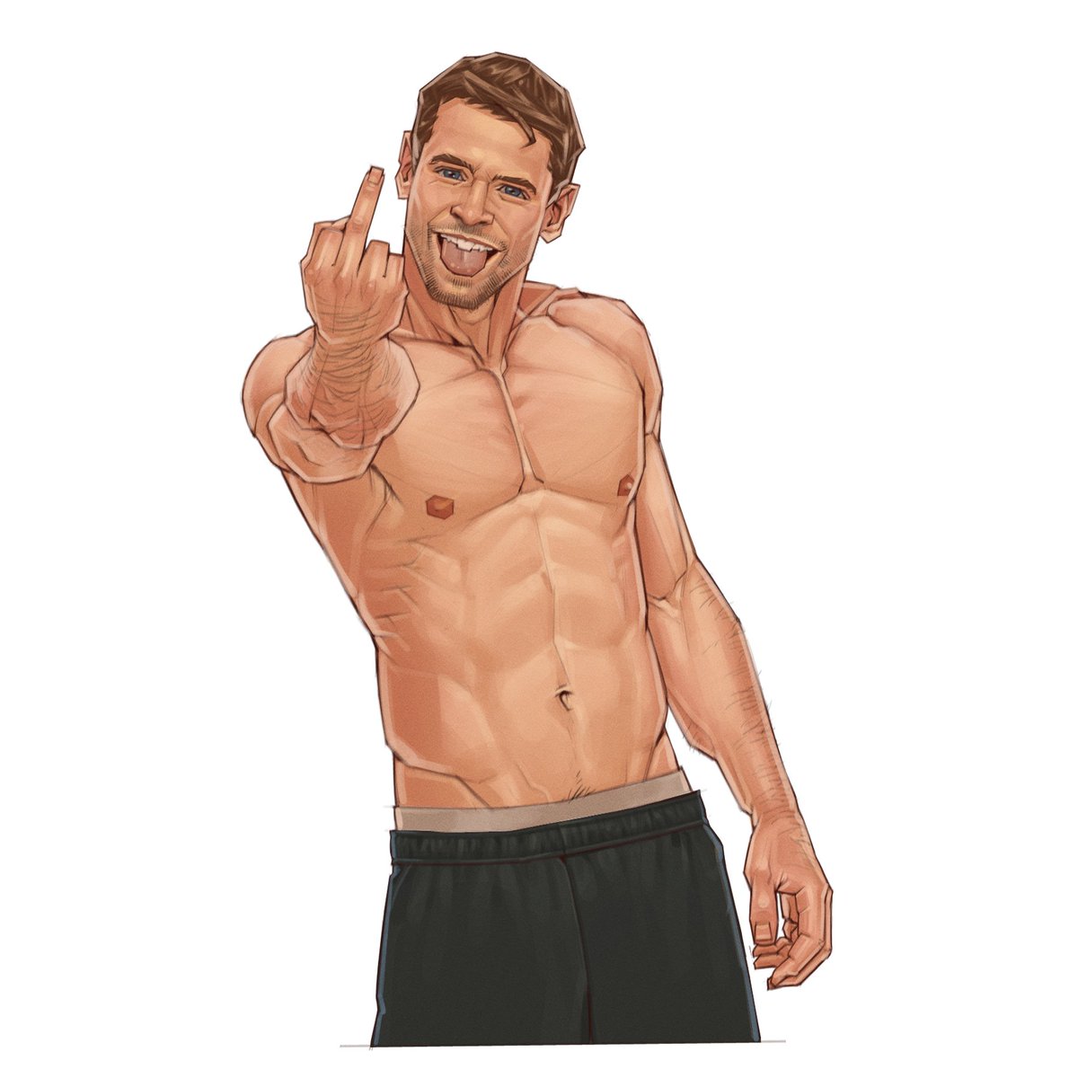 kuby_art's tweet photo. more practice art feat jack o'connell https://t.co/s77Smha78d