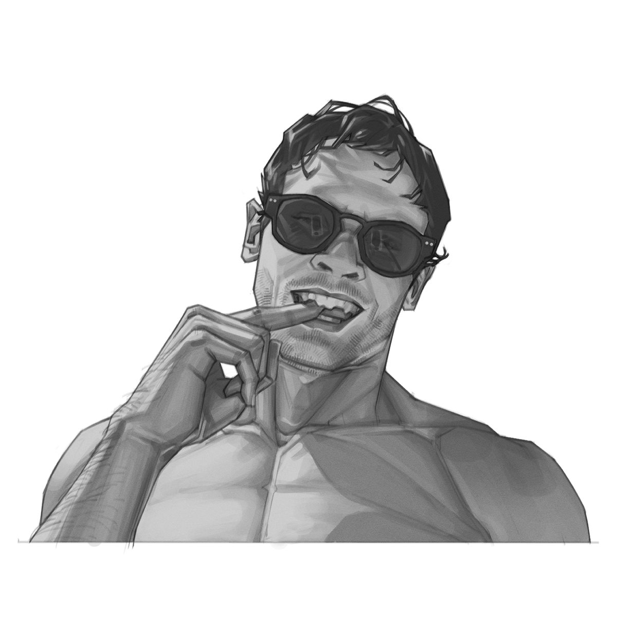 kuby_art's tweet photo. more practice art feat jack o'connell https://t.co/s77Smha78d