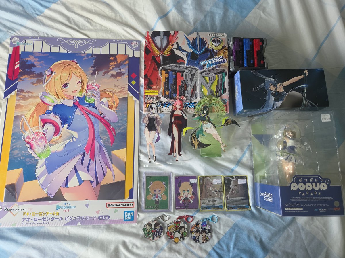 My #AnimeNorth2026 haul! Hololive, Azur Lane, Blue Archive