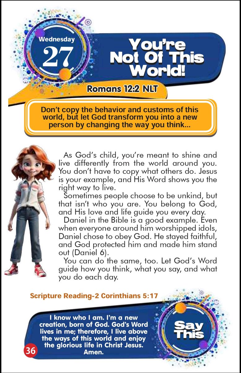 RORintlmissions's tweet photo. Romans 12:2 NLT - Don’t copy the behavior and customs of this world, but let God transform you into a new person by changing the way you think...

Partner today: https://t.co/bqaRvgVuZF

Learn more about Rhapsody International Missions: https://t.co/ZvIaPiT3OS

God bless you. https://t.co/2GPFpHGqCS