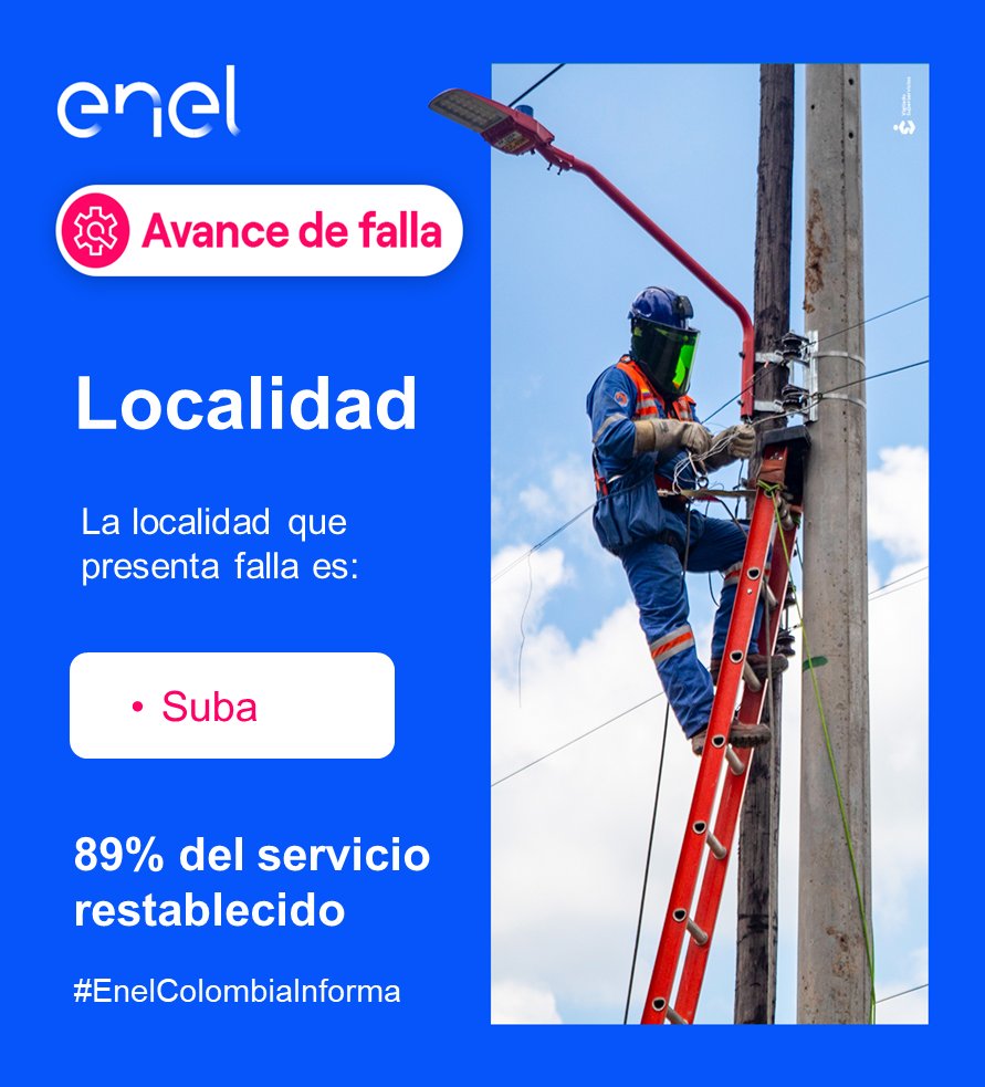 Servicio Enel Colombia tweet media
