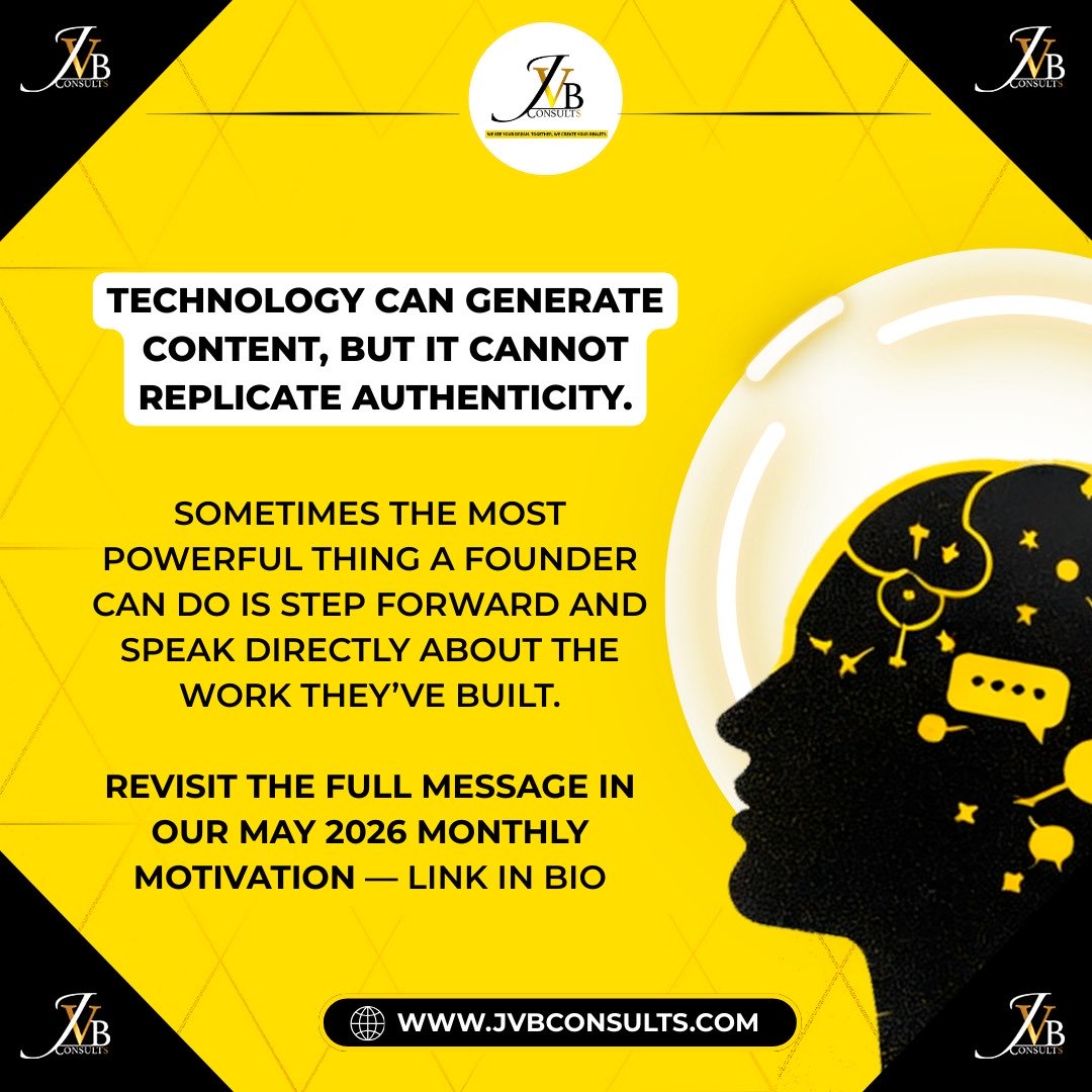 JVBConsults's tweet photo. https://t.co/qU1VMqF5mX 🎯

#JVBConsults #Business #NewBusiness #News #Motivation https://t.co/5hm474tbee
