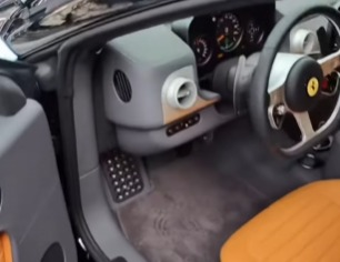 warrenpridgeon's tweet photo. @ii_posts What even is this?! The Ferrari looks like a "Fisher-Price my first EV" inside or something! https://t.co/zUgXEYSjbe