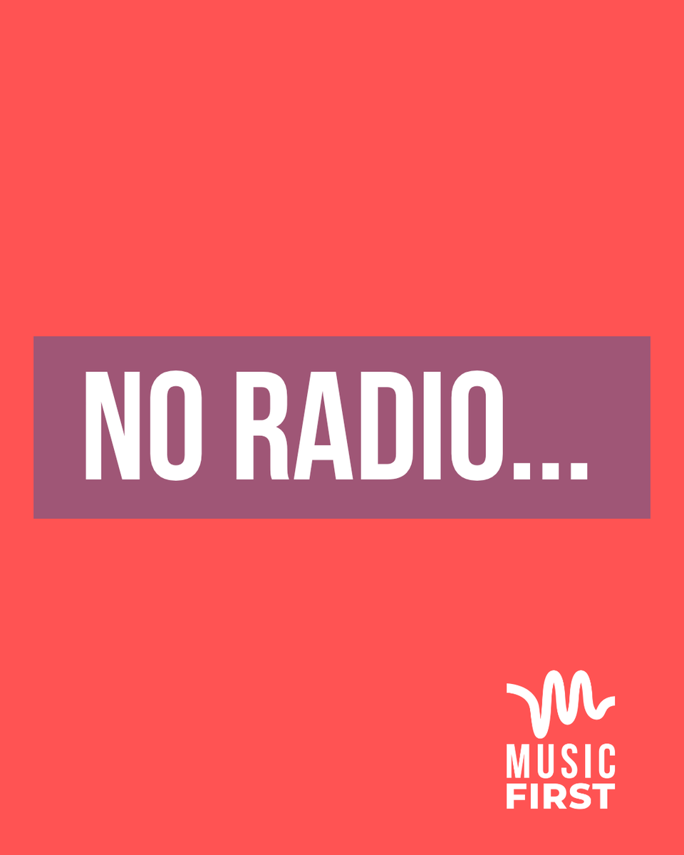 musicFIRST's tweet photo. Did you know?

When performers hear their song on AM/FM radio in the U.S., they don't get paid…even though songwriters do. It's time to fix the loophole. https://t.co/k6Bu66RTeS