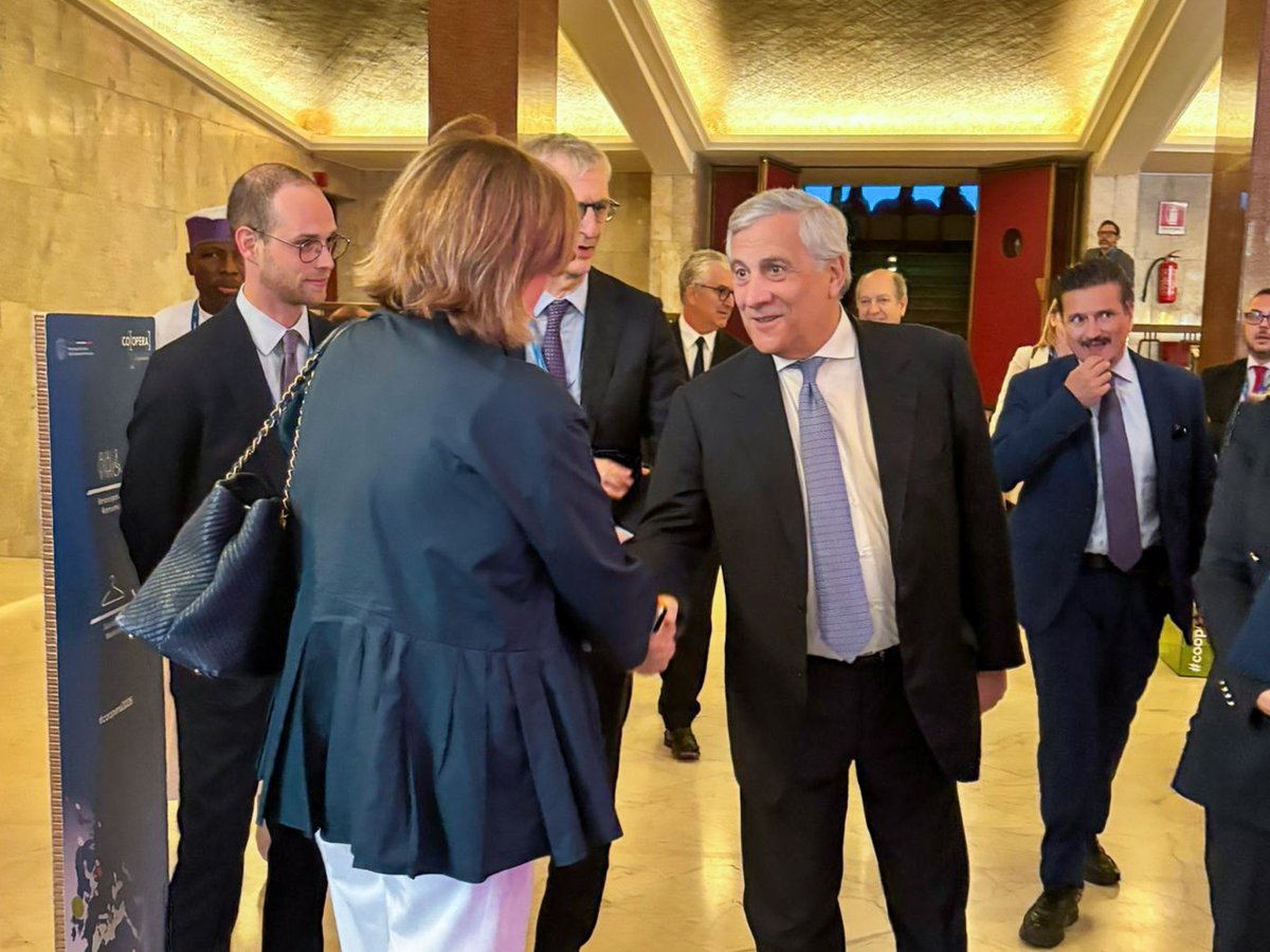 GPECEO's tweet photo. Great to meet @Antonio_Tajani at CO[OPERA] in Rome.   

Nearly 900 million African young people will be entering the workforce by 2040.

Investing in their education means stronger economies, greater stability, and stronger partnerships for all.

#MultiplyPossibility https://t.co/3bOzDE4Ueb