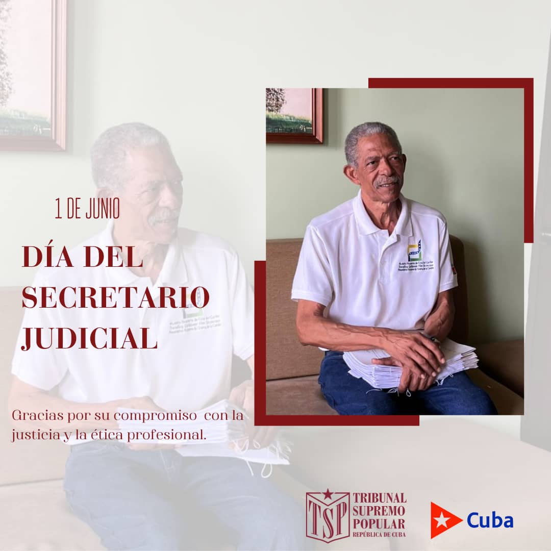 TSupremoCU's tweet photo. Próximo 1 de junio, Día del Secretario Judicial.
Los jueces son el cerebro y el corazón, pero los secretarios judiciales son el alma y la sangre de la justicia judicial.
Sin ellos es sencillamente imposible la labor de los tribunales. https://t.co/rvxSwHmOjP