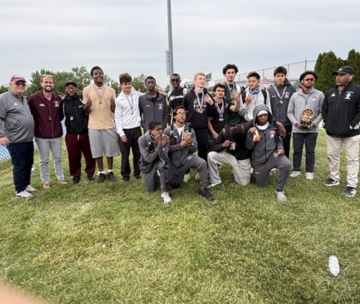 5withKhi's tweet photo. 10 years in a row! Hudson County Champions 🏴‍☠️
#trackandfield #champions #trackstar #co2029 #recruitme https://t.co/GTxw0mZbzy