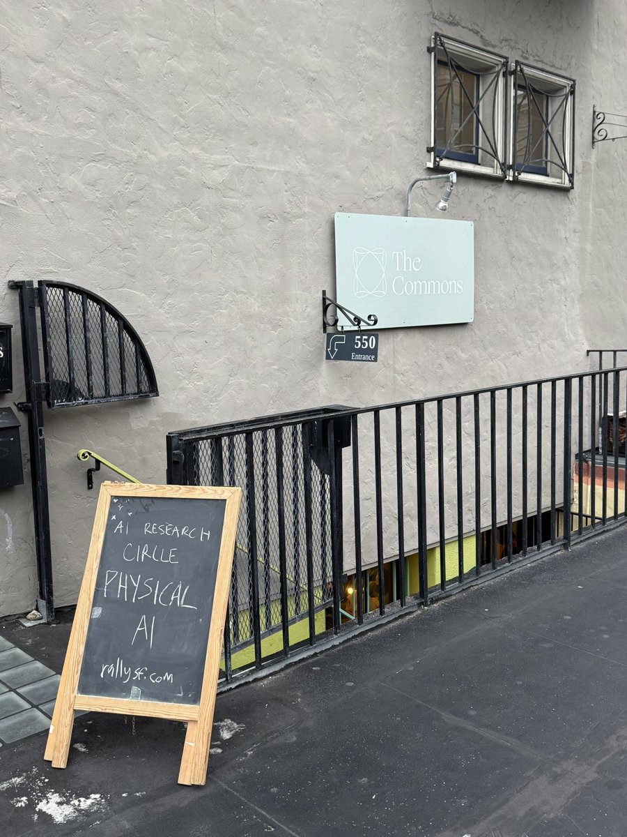 uguryektabasak's tweet photo. A few steps down, you attend an event where @Atharva__Atre explains how VLA, WAM, JEPA, and world models work. Love the energy when small groups of focused people searching for what is next. What a time to be alive @thesfcommons @leecflannery https://t.co/GFVHzOsDZX