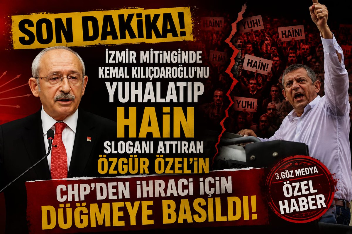 irfanaydincom's tweet photo. Özgür Özel CHP den İHRAÇ mı ediliyor 
https://t.co/HVJsxqJfEF
@kilicdarogluk @eczozgurozel @ozgedemir_tr @gurseltekin34 https://t.co/hqUy9jJddX