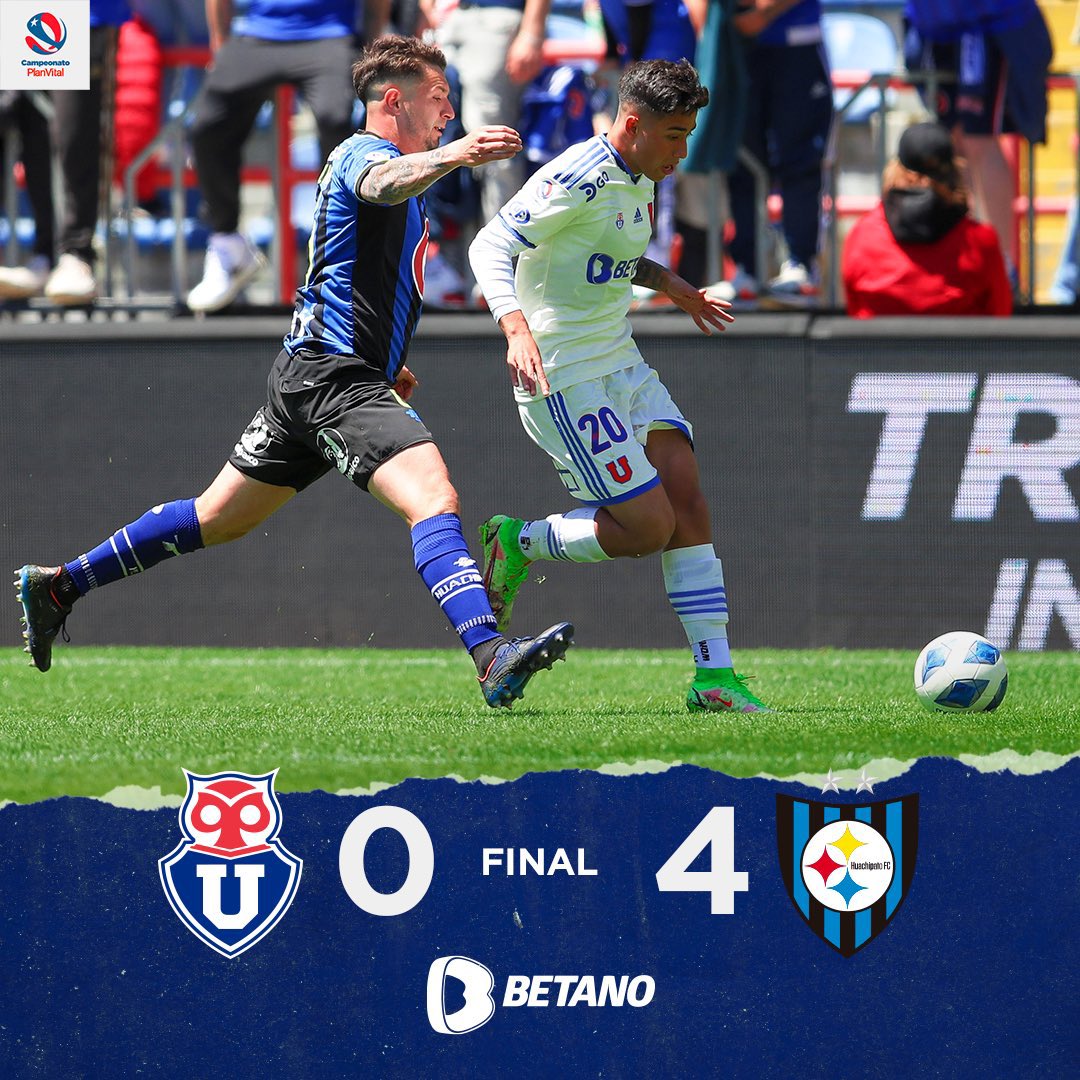 NoirBullanguero's tweet photo. @Jhay4zul Super arreglados los partidos con Huachipato https://t.co/T8ucfmfq9h