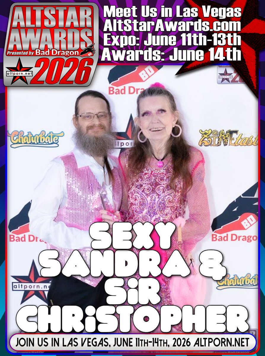 Sexy Sandra & Sir Christopher tweet media