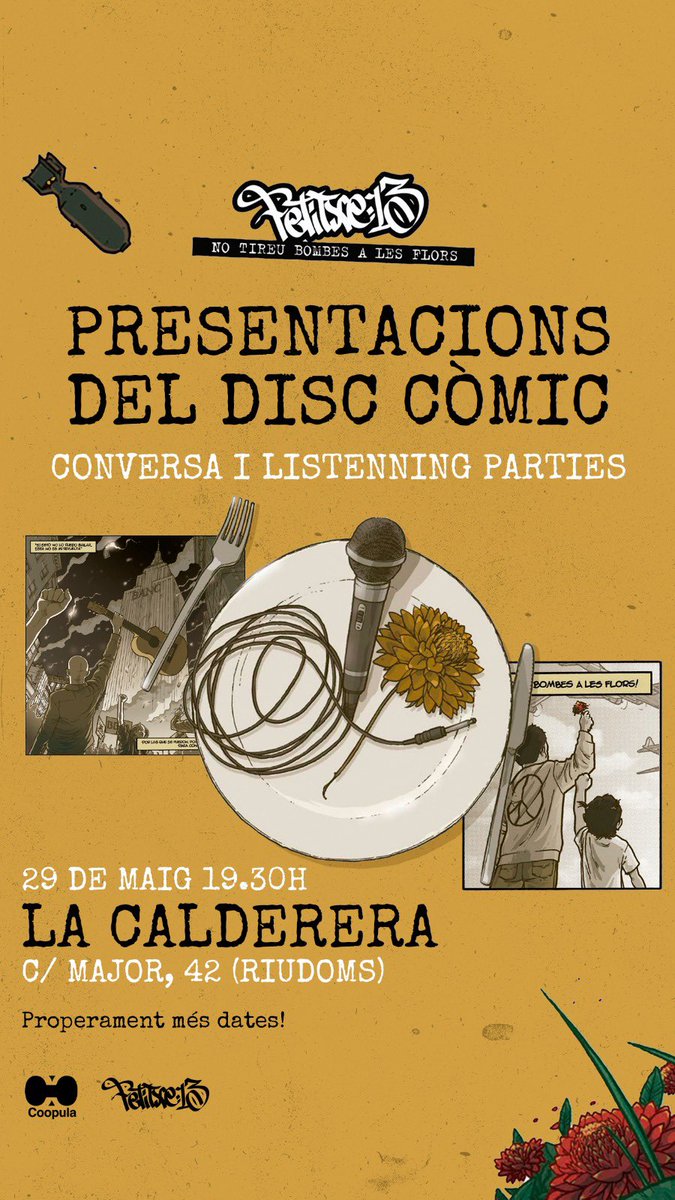 Fetitxe13's tweet photo. Ens veiem divendres a les 19:30h al @CPLaCalderera de Riudoms! https://t.co/pgwZ5rOzJ2