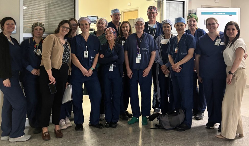 QCHOttawa's tweet photo. Teamwork in action 💙💜

QCH staff joined alongside the CHEO team who helped care for our first CHEO patients through this new partnership.

Read more about our recent partnership: https://t.co/7tbmHWW5Ts

#Pediatrics #Surgery #Partnership https://t.co/yFtVz5bV71
