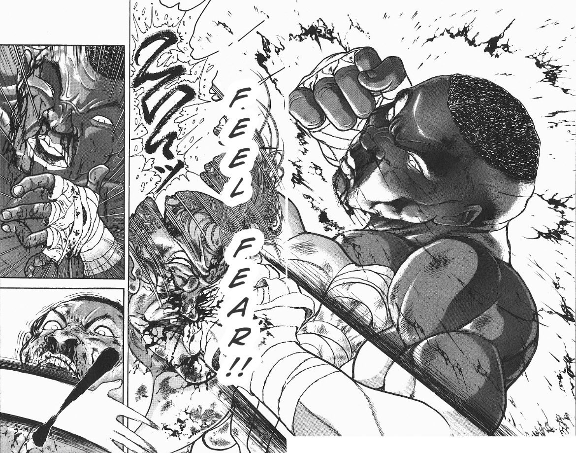 jockgore's tweet photo. istg baki is some of the most beautiful shit i’ve read https://t.co/8TncjJ4cDv