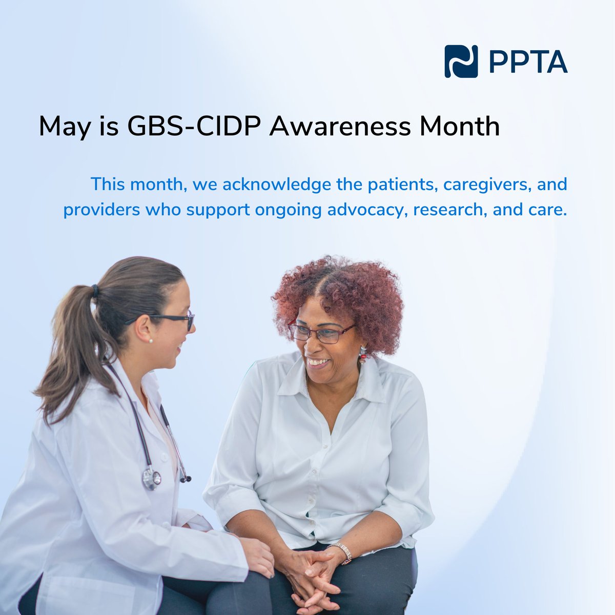 PlasmaProteins's tweet photo. During GBS|CIDP Awareness Month, PPTA recognizes the strength of those living with these rare autoimmune disorders.

PPTA and its member companies are committed to helping protect access to plasma-derived medicines that can make a lifesaving difference for patients around the world. Every patient deserves the care and treatment they need.

You can help raise awareness. Visit https://t.co/r4Wyg1Yv79 for virtual events and awareness activities to help you get involved all month long.