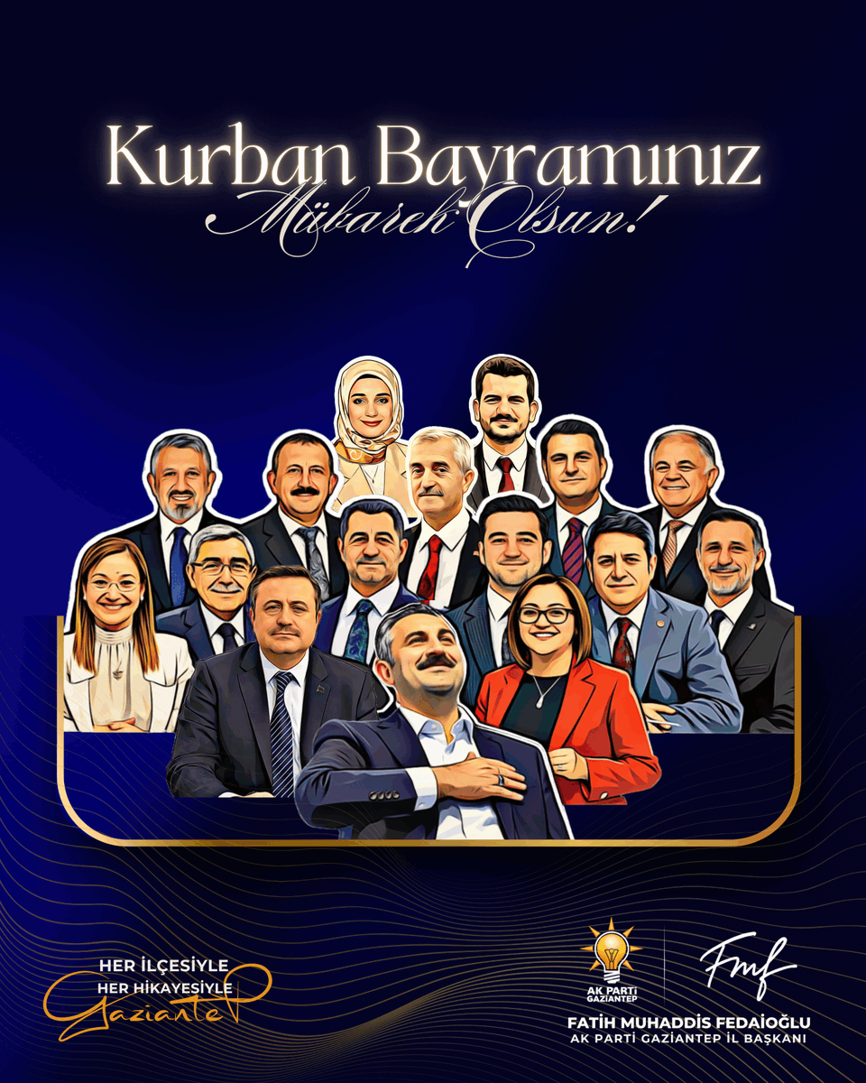 AKPartiG_Antep's tweet photo. Aynı sofrada buluşmanın, aynı duada birleşmenin ve aynı gönül iklimini paylaşmanın en kıymetli zamanlarıdır bayramlar. 

Mazlumların yaralarının sarıldığı, sofraların bereketle çoğaldığı, paylaşmanın ve birlik olmanın güç kazandığı nice bayramlarda hep birlikte olma ümidiyle…

Bu kutlu günlerin ülkemiz, aziz milletimiz, İslam âlemi ve tüm insanlık için hayırlara vesile olmasını yürekten temenni ediyoruz.

Kalplerimiz birbirine, Hakk’a ve hakikate yakınlaşsın.

Kurban Bayramımız mübarek olsun. 🐏 ✨

@RTErdogan 
@abuyukgumus 
@fmfedaioglu 
@Akparti