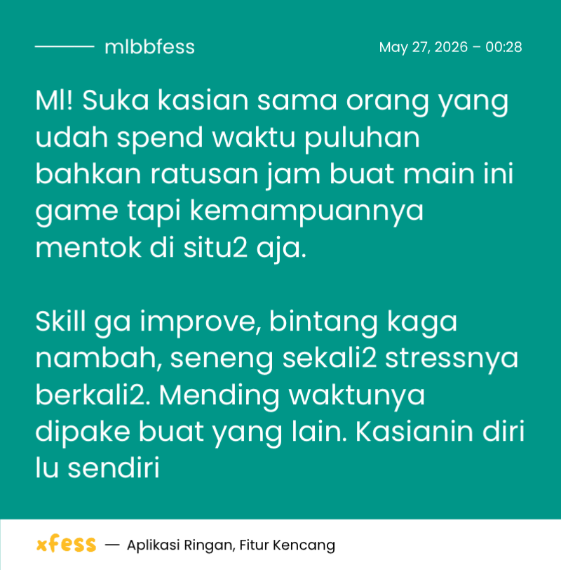 Mobile Legends Menfess tweet media