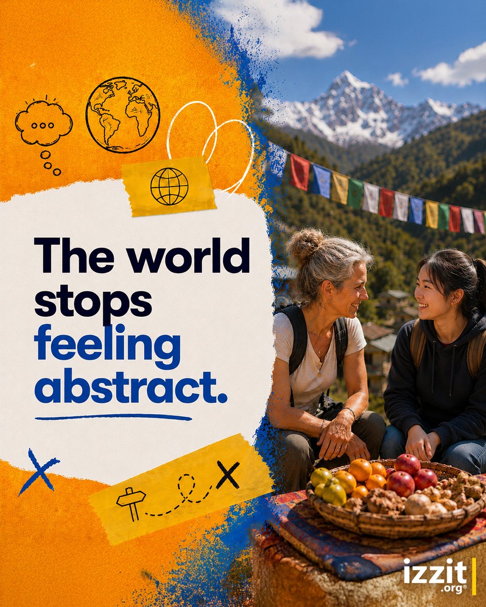 izzit_org's tweet photo. Because memorizing a map isn’t the same as understanding how people live, what they value, or how geography shapes life ✈️ https://t.co/KpE4HAfpq5