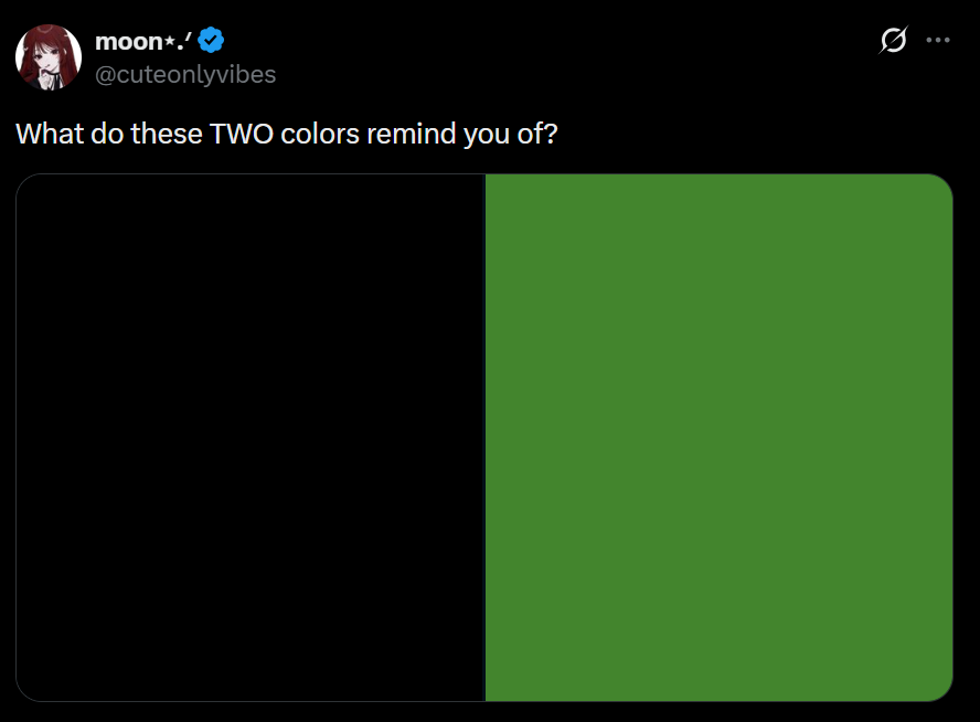 yv_lan's tweet photo. @cuteonlyvibes remind me of what do these  TWO colors remind you of ? https://t.co/2C0QpVPY7h