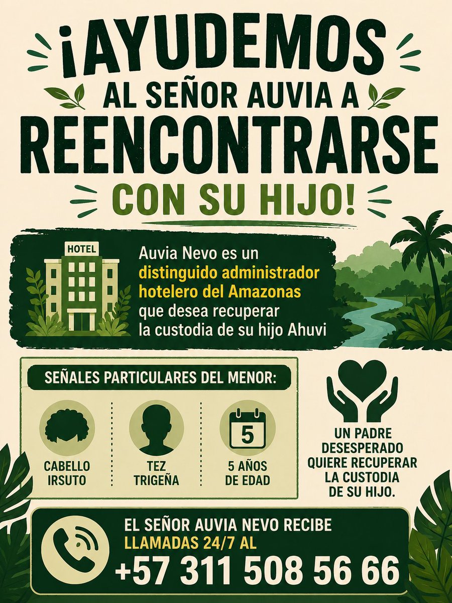 lexiyuri's tweet photo. @Sweet_Rose321 COMPARTIR POR FAVOR!!!!
EL PADRE DEL HIJO DE LA DEMENTE DE TATIANA NEVO DESEA RECUPERAR A SU PEQUEÑO https://t.co/WSVnJ4LtK1
