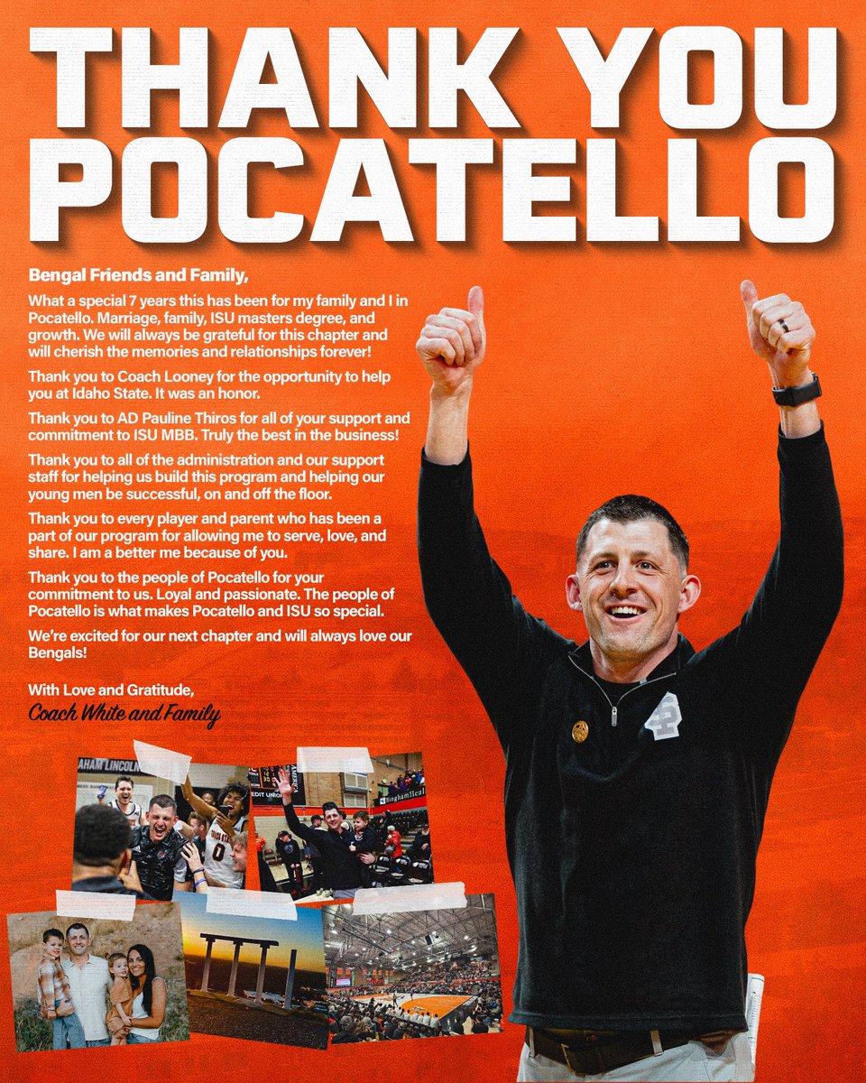 CoachWhiteUSD's tweet photo. Grateful for it all 🧡🖤 https://t.co/UVMCz1rNyN