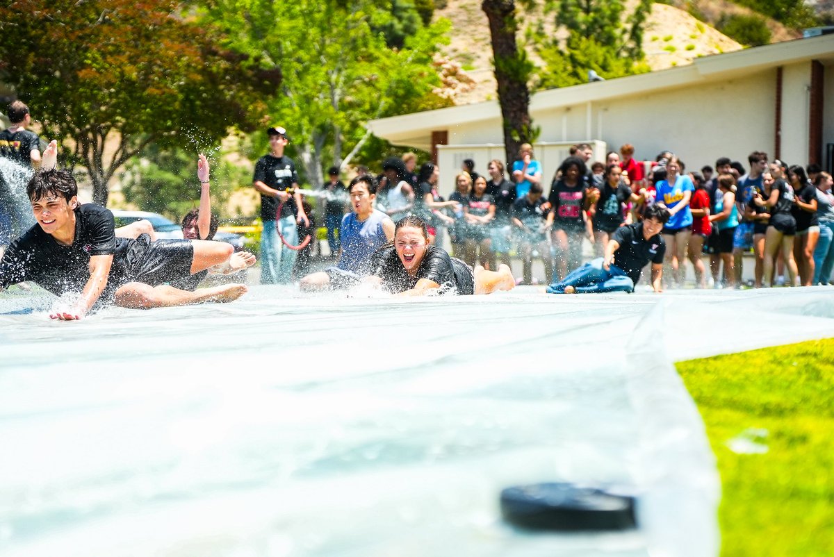 VCSCrusaders's tweet photo. 2026 Senior Slip-n-Slide! A new and beloved tradition for our seniors! https://t.co/qnm8QuZhql