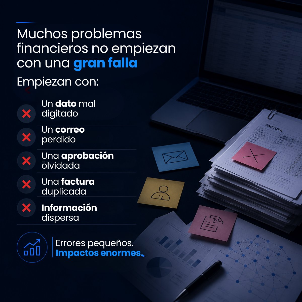 sesitdigital's tweet photo. Los pequeños errores financieros pueden convertirse en grandes problemas cuando los procesos siguen siendo manuales. ⚠️
La clave está en tener visibilidad, control y automatización en tiempo real. 🚀 https://t.co/RNd9ubNTgA
#GestiónFinanciera #Automatización https://t.co/HBMnXwij0H