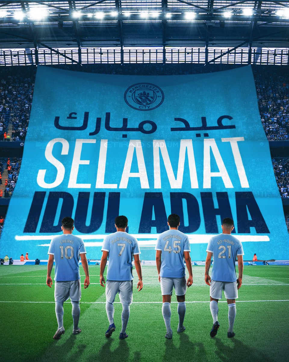 mancityIndo's tweet photo. Selamat Hari Raya Idul Adha untuk seluruh Cityzens Indonesia yang merayakan. 🇮🇩🩵 https://t.co/nbjYGqdG4G