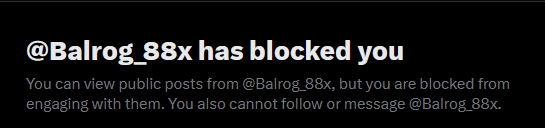 Bry19971's tweet photo. @Balrog_88x @jared_hartless @ArthurM1107 @YorchTorchGames fake fan got triggered lol https://t.co/ezgMXLiynI