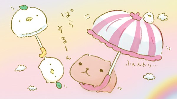 FROM_TRYWORKS's tweet photo. ふんふわり…
 
#傘の日 https://t.co/REJBAiesQQ