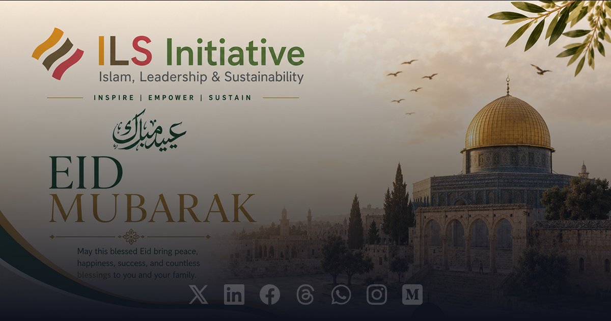 ILSInitiative's tweet photo. ✨ Eid Mubarak from ILS Initiative ✨

On this blessed occasion of Eid, may your heart be filled with peace, your home with happiness, and your life with endless blessings. We celebrate the values of faith, leadership, and sustainability.

Eid Mubarak to you and your loved ones https://t.co/aZ6kj44HNk