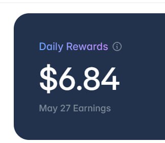 Himel1102's tweet photo. A few hours ago my @Polymarket LP rewards were around $1.

Kept grinding liquidity, maker activity, and markets instead of stopping early.

Now sitting at $6.84 for the day ✅

Logging off for today because I need sleep 😭

Still curious whether active users + creators get rewarded if $POLY ever happens.
