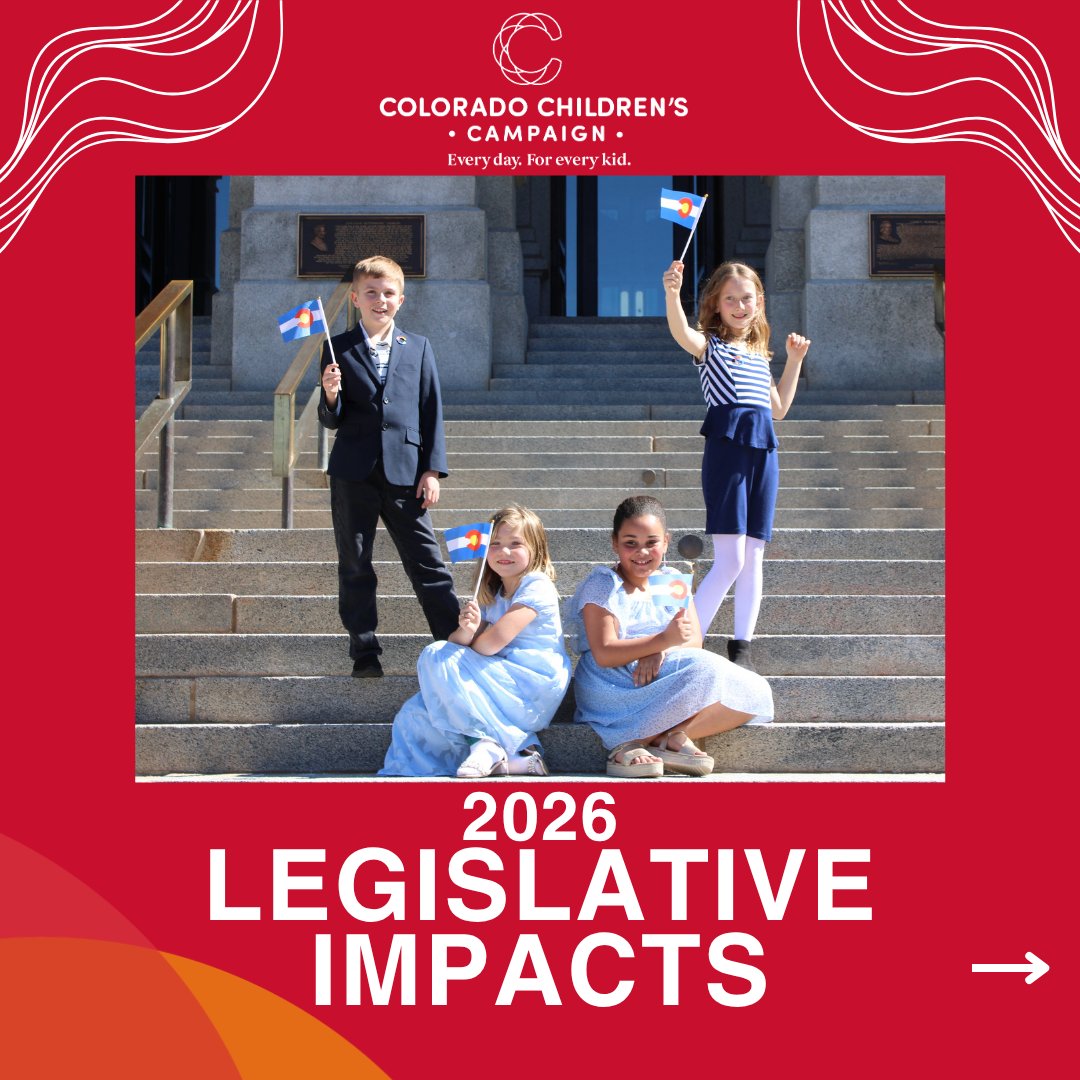 ColoradoKidsOrg's tweet photo. Take a few minutes and read our newly released 2026 Legislative &amp; Budget Impacts report‼️

(1/2) https://t.co/ZEBrnGbU5b