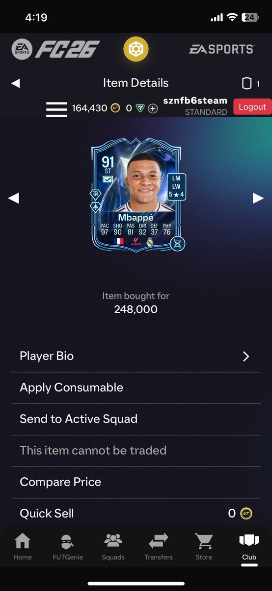 AngelloSegundo's tweet photo. @KillerFutCoins Fits? https://t.co/ykhKcKfwr2