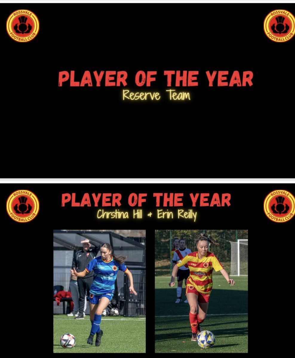 RossvaleFCWomen's tweet photo. Last award of the night for our Reserve team was “Player of the Year” chosen by the Coaching team. A very difficult decision for the coaches, but the award was jointly presented to Tina Hill and Erin Reilly. Big congrats girls 👏 https://t.co/MPXB3Ba4y9