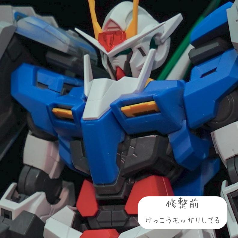 KN_MR's tweet photo. MGダブルオーライザー
クラビカルアンテナ
切り飛ばしてプラ板で作り直すのがセオリーっぽいけど、角度を揃える自信もないので、そのまま薄くしてました
写真に撮るとアラが分かりやすいから修整前にはいいかも

#INTERSTELLAR_00 https://t.co/4HKKvFuG4R