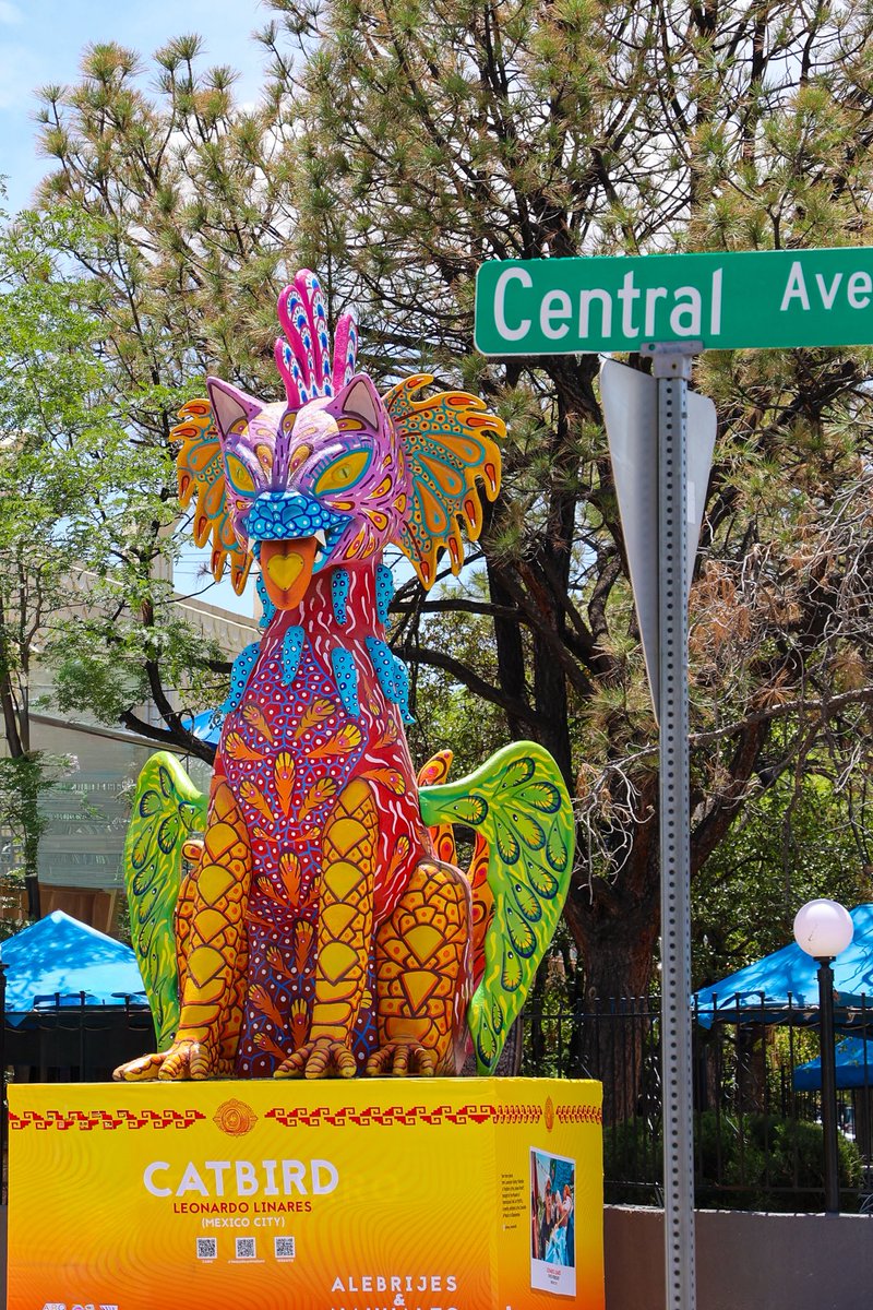 The 20-foot Alebrijes & Nahuales have arrived in Albuquerque as