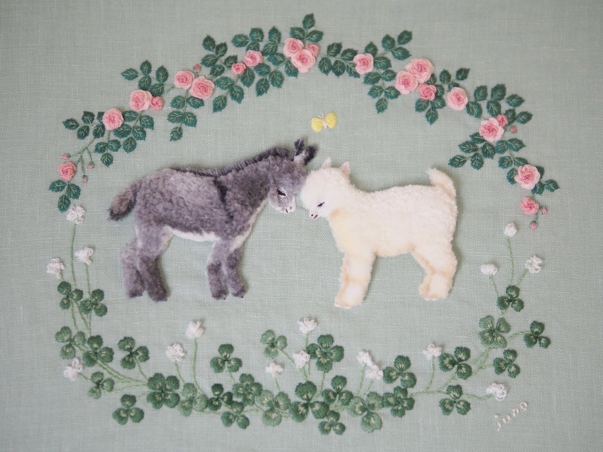 junoembroidery's tweet photo. 平和だとか
美しさだとか
かわいさだとか
慈しみだとか
優しさだとか
寛容さだとか
安心だとか
自由だとか
そんなものがすき https://t.co/xHCbIAz55L
