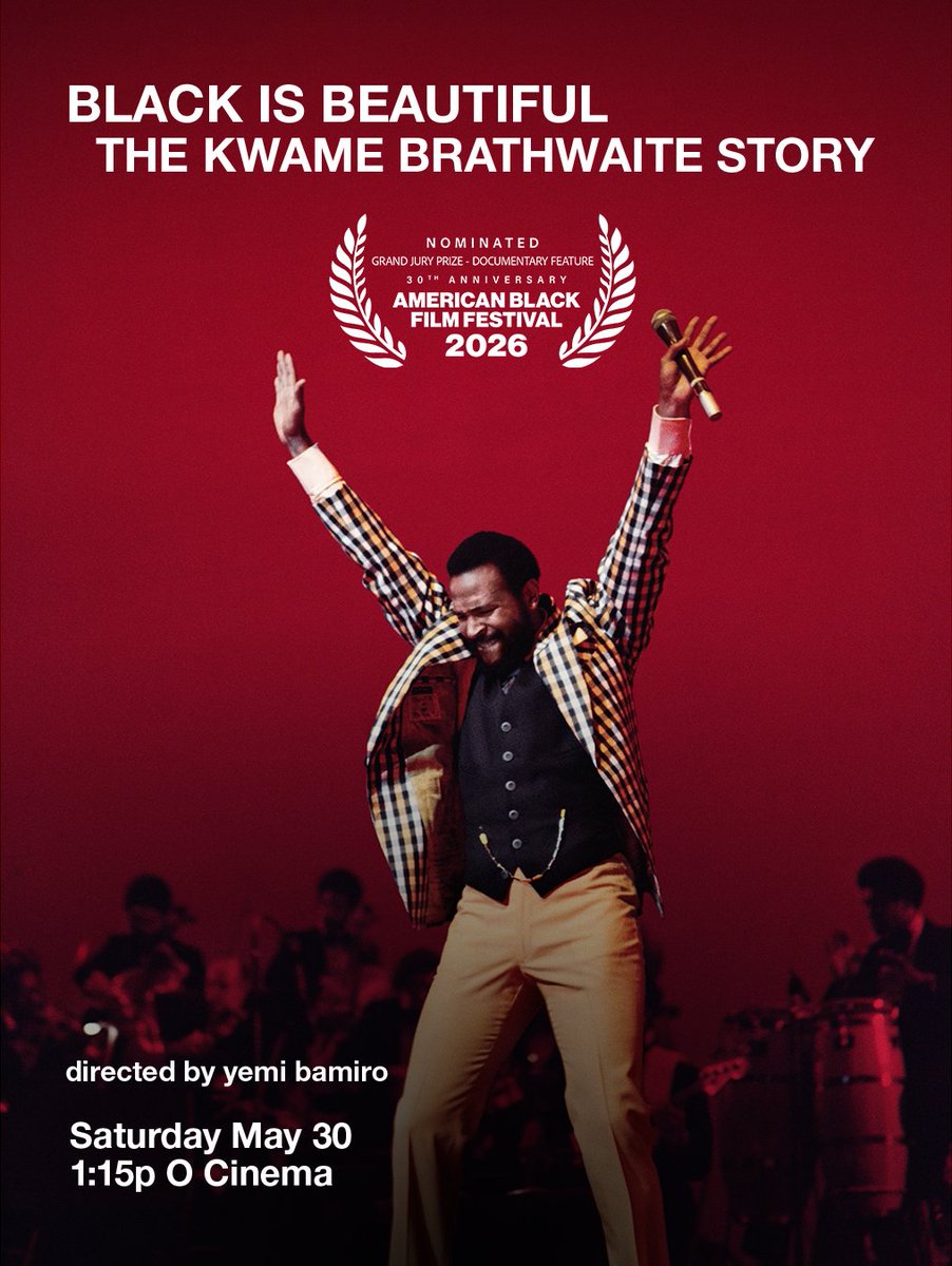 BIBDocumentary's tweet photo. The Root calls BLACK IS BEAUTIFUL: THE KWAME BRATHWAITE STORY one of the best movies debuting at #ABFF2026! Don't miss our screening in Miami: 

Saturday, May 30 @ 1:15pm 
O Cinema https://t.co/MJ0VECS4nX