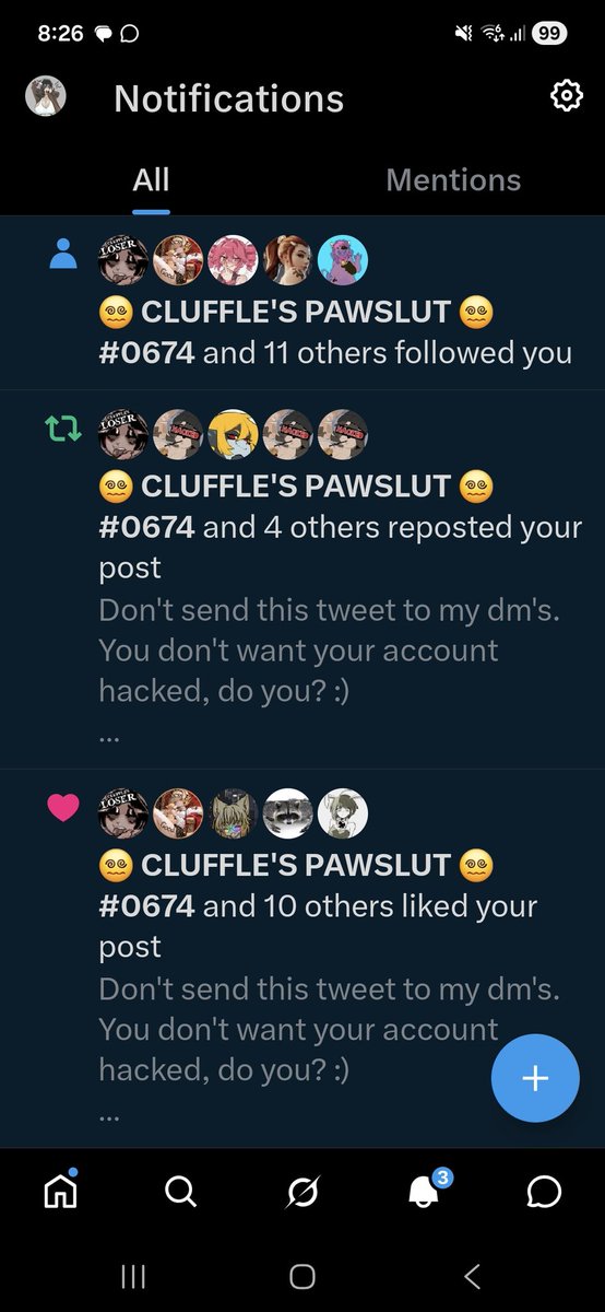 RingTailSam's tweet photo. Thanks for boosting me losers :) https://t.co/llmN60AUa6