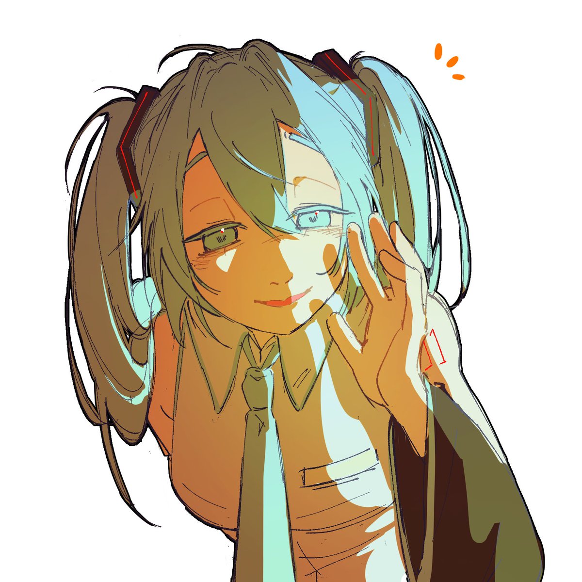 dalka_honhon's tweet photo. miku wip ☀️ https://t.co/pUnGPrwjLJ