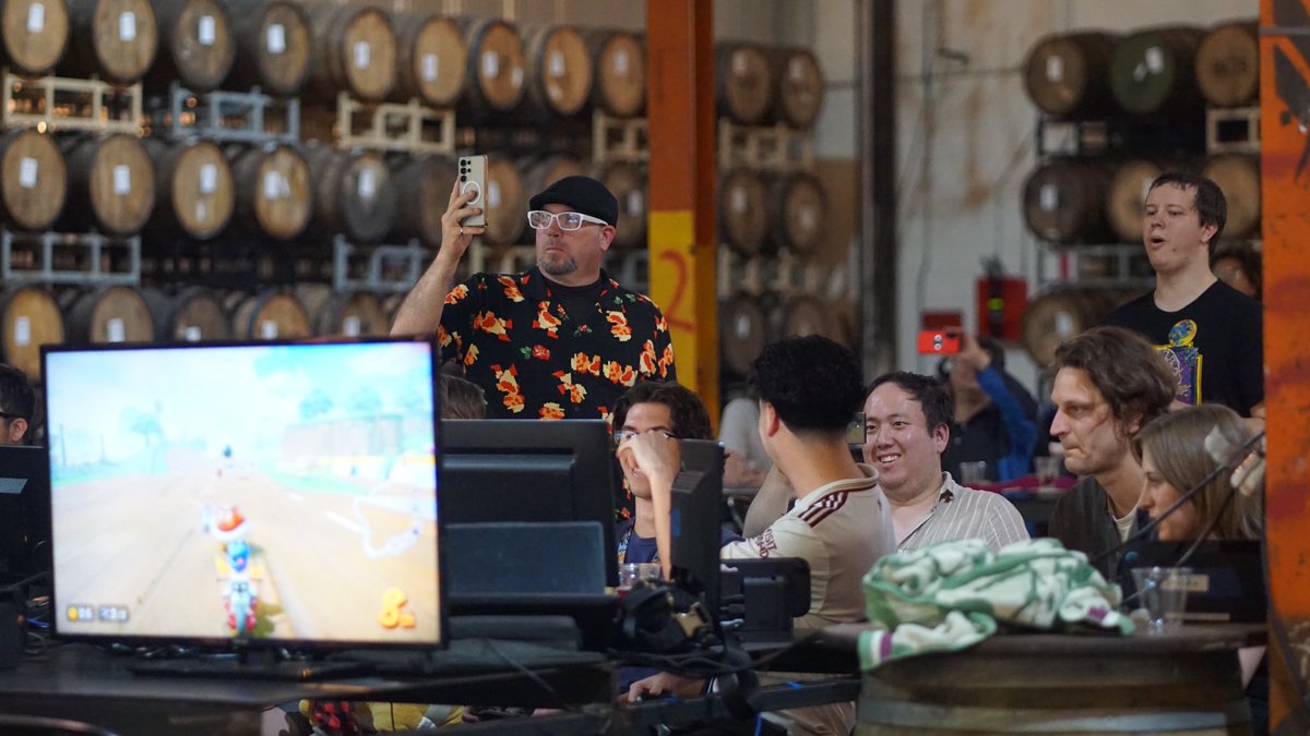 ShotbyJohnny337's tweet photo. A few shots from the other night for a Mario kart tournament! Shoutout @fishmonster64 and @cryptoniclive for the invite! https://t.co/xkY2Cz9m27
